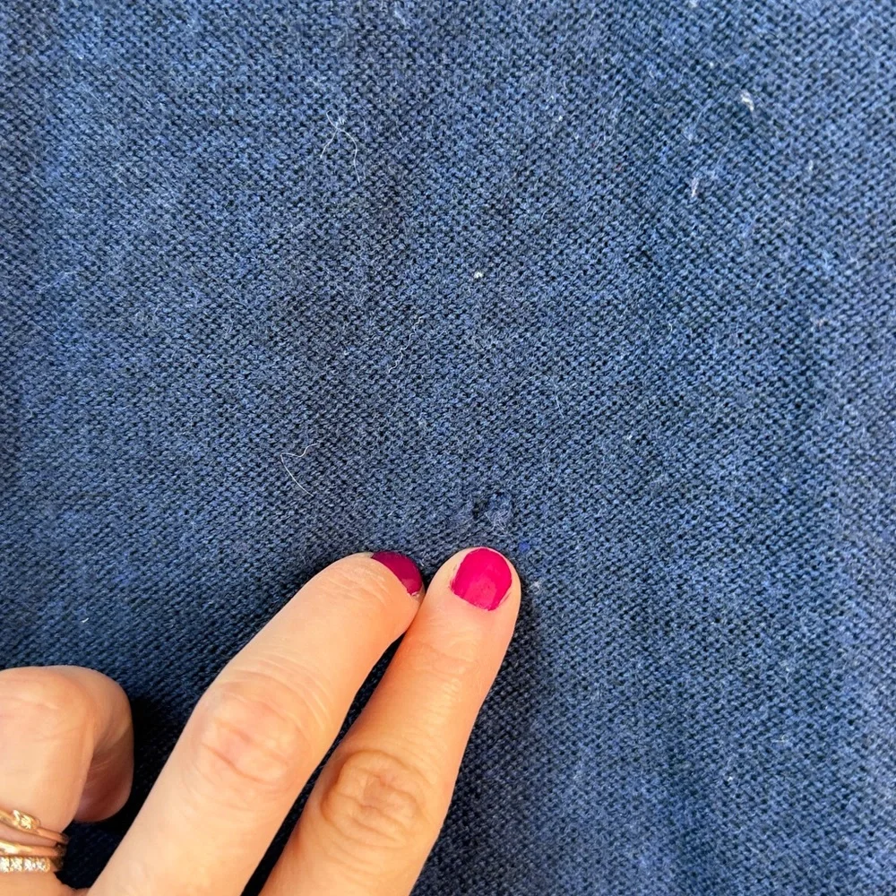 Stio Crew Neck Sweater Merino Wool Blue and Gray size Medium - Picture 4 of 14